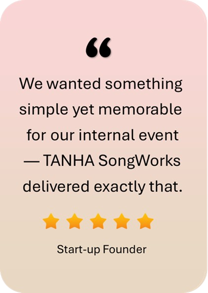 TANHA SongWorks Testimonial 3