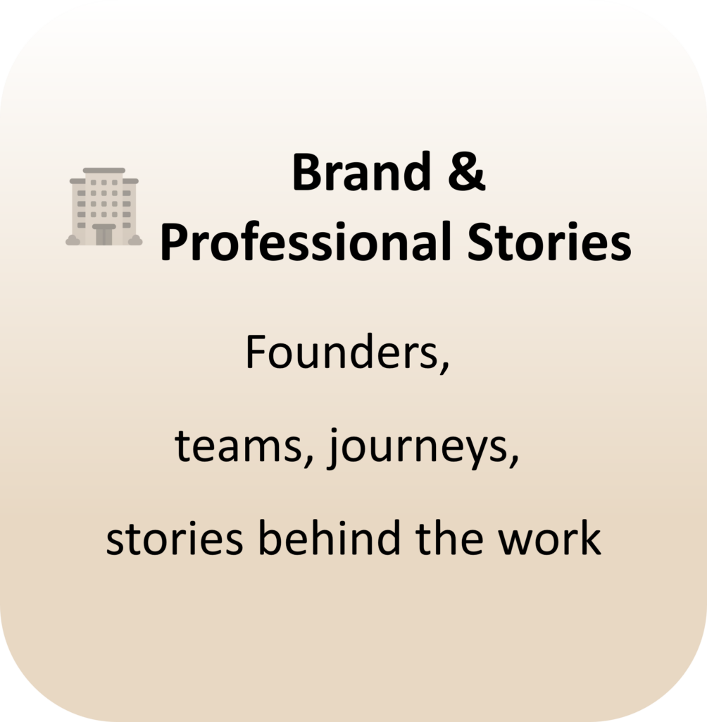 Tile 6 - Brand & Professional Stories