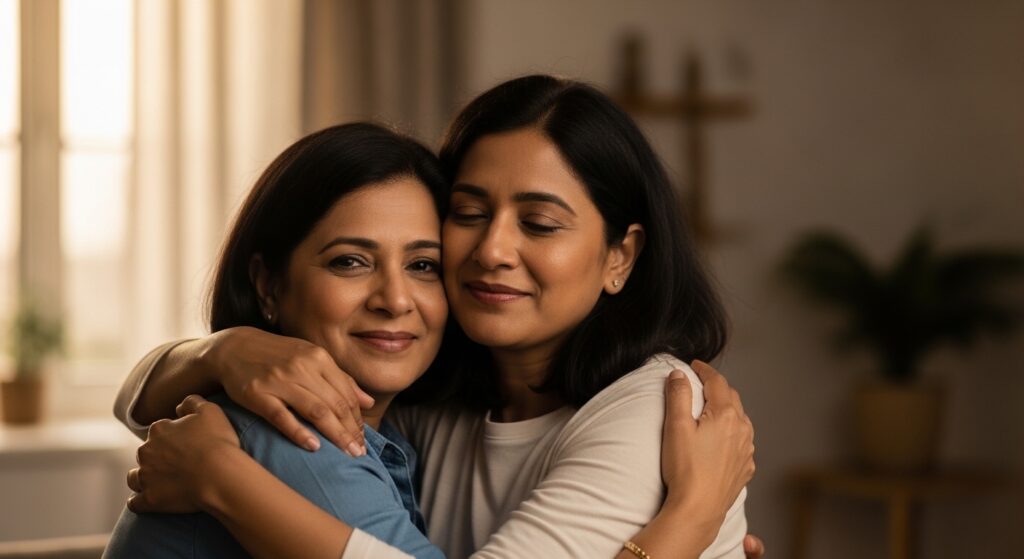 Daughter with Mother