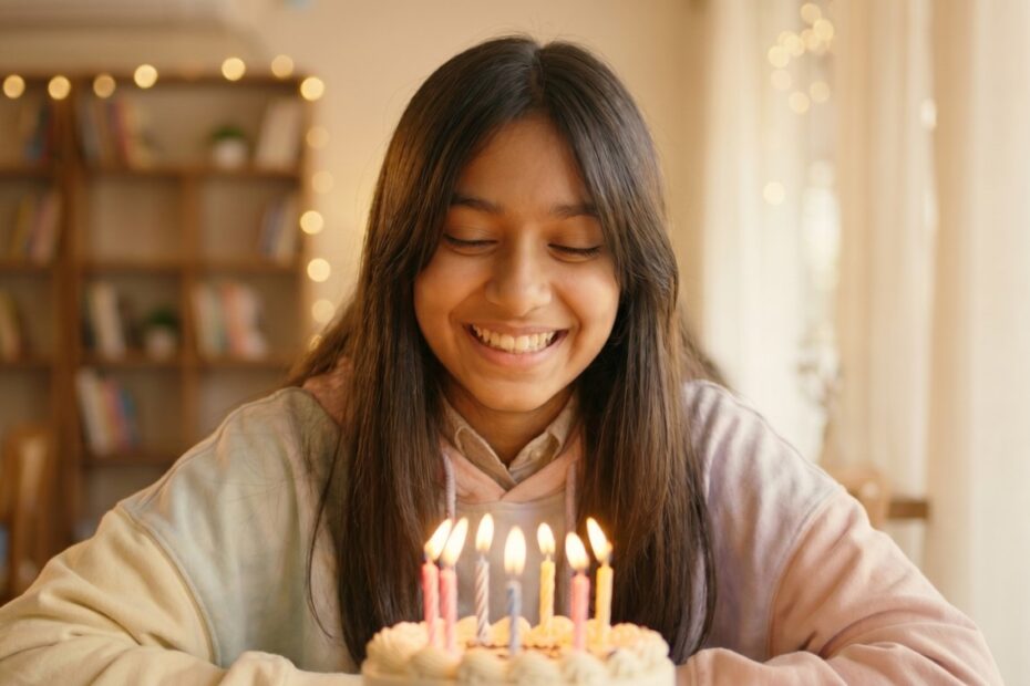 13 Birthday Celebration Song - Daughter blowing out the candles on the cake