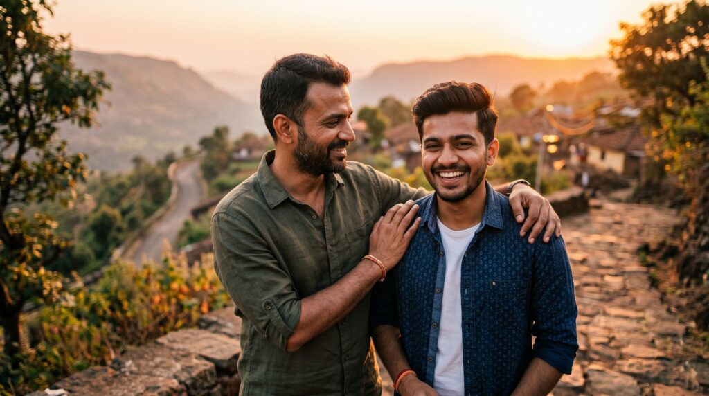 Birthday Ghazal for Brother – two brothers sharing a lifelong bond