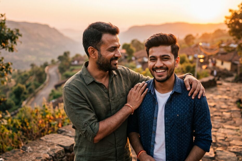 Birthday Ghazal for Brother – two brothers sharing a lifelong bond